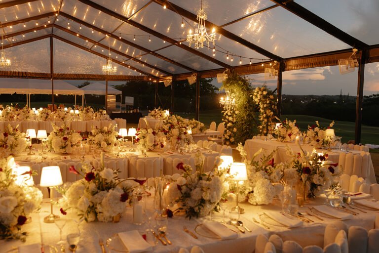 outdoor wedding in Puerto Rico, wedding setup decore